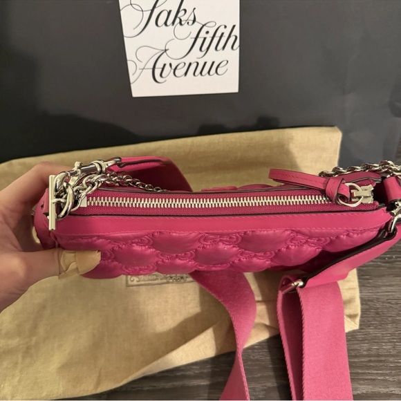 Gucci Matelasse Pink Quilted Crossbody Bag retail $3500 - Picture 12 of 16